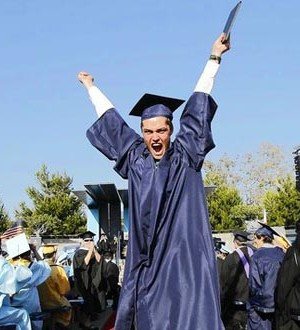 When a student is close to graduation, everything is perceived with ...