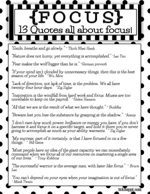 FOCUS-quotes printable at inkhappi.com