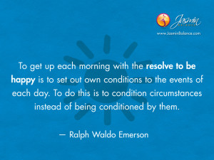 Jasmin Balance inspirational quote by ralph waldo emerson