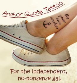 30 Anchor Quotes and Sayings for Tattoos