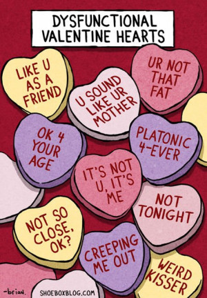 Valentine Hearts for Dysfunctional Couples