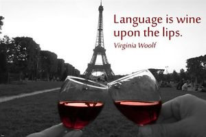 Details about Eiffel Tower and Wine Glass Toast INSPIRATIONAL QUOTE ...