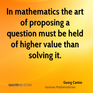 Georg Cantor Art Quotes