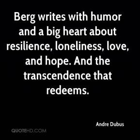 Andre Dubus - Berg writes with humor and a big heart about resilience ...