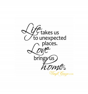 Home > Family & Home > Life takes us to unexpected places