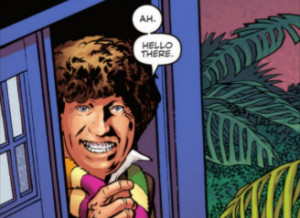 Fourth Doctor greets Judoon