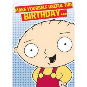 wrap family guy cards family guy stewie birthday greeting card