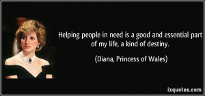 Helping people in need is a good and essential part of my life, a kind ...