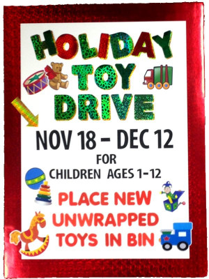 Holiday Toy Drive Poster