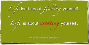 Create Yourself – Friday Finish Quote |