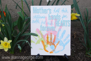 How To Mother s Day Hand Print Craft