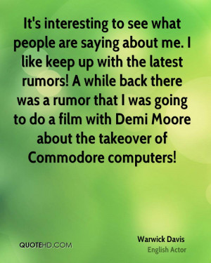 ... do a film with Demi Moore about the takeover of Commodore computers