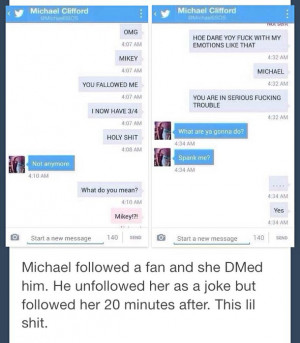 5sos Dm Funny Lol Michael Clifford Tumblr Twitter Thats So Him picture