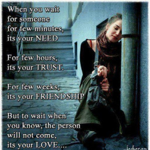 We will wait for forver....