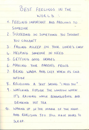 best feelings in the world quotes