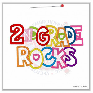 These are the sayings grade rocks applique Pictures