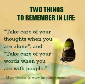 Quotes to Remember, Adore and Follow in Life Sayings, Thoughts