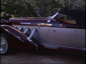 18 One of the cars seen at the estate is a 1935 Auburn Boattail ...