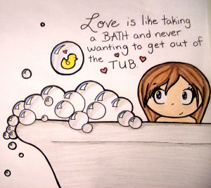 Chibis love bubbles by girlinthehoodie