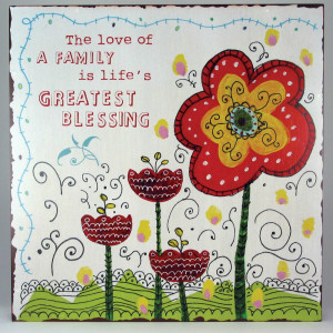 The Love Of A Family Wall Plaque - Gorgeous Gifts