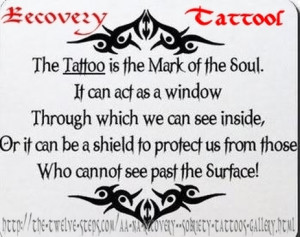 Recovery tattoos serenity prayer as a prayer