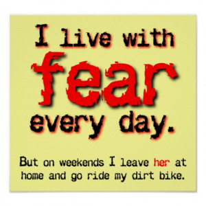 live_with_fear_dirt_bike_motocross_poster ...