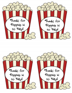 free printable popcorn wrapper template