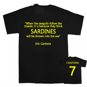 Eric Cantona Seagulls Quote Man Utd Manchester United Tribute Football ...