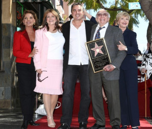 schwartz sherwood schwartz honored on the hollywood walk of fame