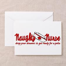 Naughty Nurse Greeting Cards (Pk of 10) for