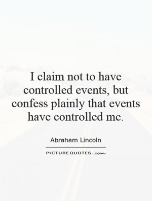 Abraham Lincoln Quotes Control Quotes