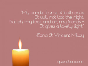 edna st vincent millay quote