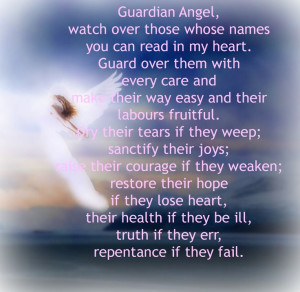Guardian Angel Prayer...For all of my Fibro friends! May God Bless you ...