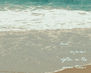 Inspirational Quotes About The Sea And Beach Blue Ocean Waves Pictures