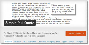 Top 10 WordPress Plugins Simple Pull Quote