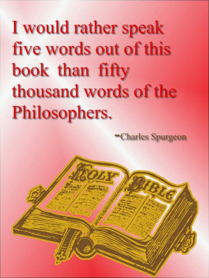 would rather speak five words out of this book than fifty thousand ...