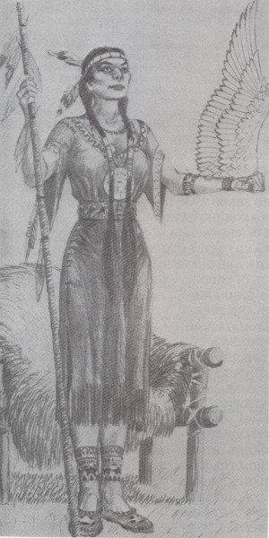 Chieftainess and Dragging Canoe, Cherokee-Chickamauga War Chief ...