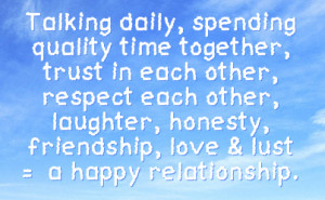 Quality Time Together Quotes