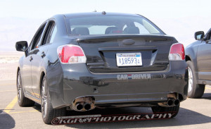2014 Subaru WRX sedan spy photo