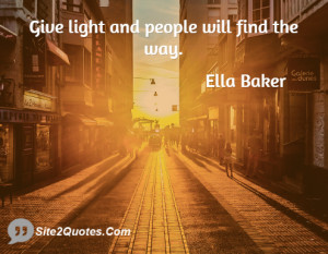 Inspirational Quotes - Ella Josephine Baker
