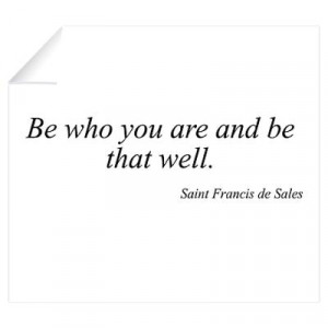 ... > Wall Art > Wall Decals > Saint Francis de Sales quote Wall Decal