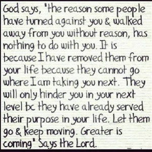The Reason Some People Have Turned Agaisnt You & Walked Away From You ...