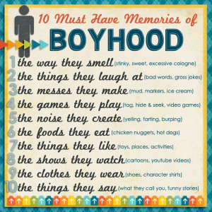 10 Must-Have Memories of Boyhood :: Tracy shares inspiration for ...