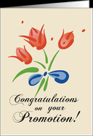 Congratulations on your Promotion! Bouquet card - Product #187878