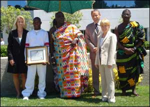 ambassador to Ghana, King Osagyefuo Amoatia Ofori Panin, Eythor Bender ...