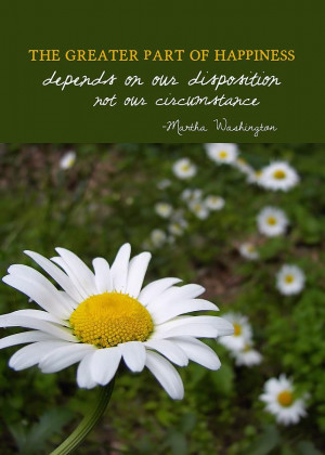 Happy Daisy Quote Photograph