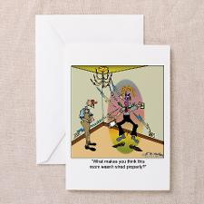 Funny Electrician Greeting Cards