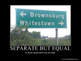 separate but equal doctrine