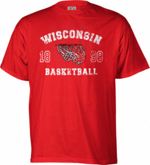 Wisconsin Badgers Legacy Basketball T-Shirt