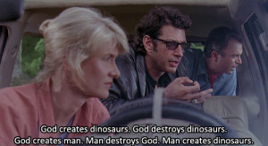 best 5 pictures about 1993 film Jurassic Park quotes